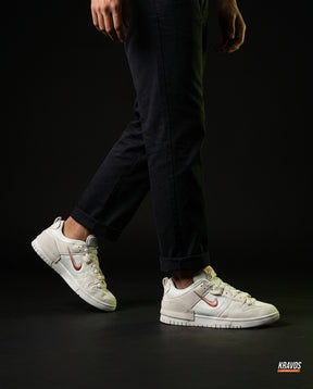 NK Canvas Layered Panelled Trainer Sail Rose Green