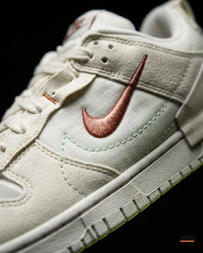 NK Canvas Layered Panelled Trainer Sail Rose Green