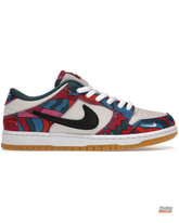 NK Canvas Patchwork Gum-Sole Skate Low Multicolour Abstract #multicolourabstract