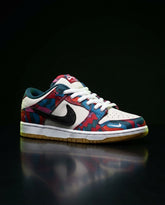 NK Canvas Patchwork Gum-Sole Skate Low Multicolour Abstract