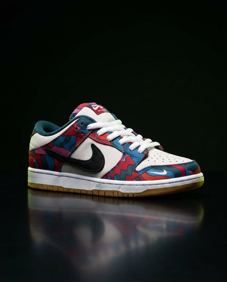 NK Canvas Patchwork Gum-Sole Skate Low