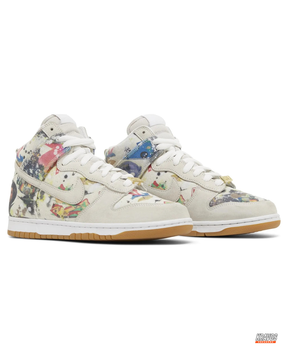 NK Canvas Printed Panelled Skate High