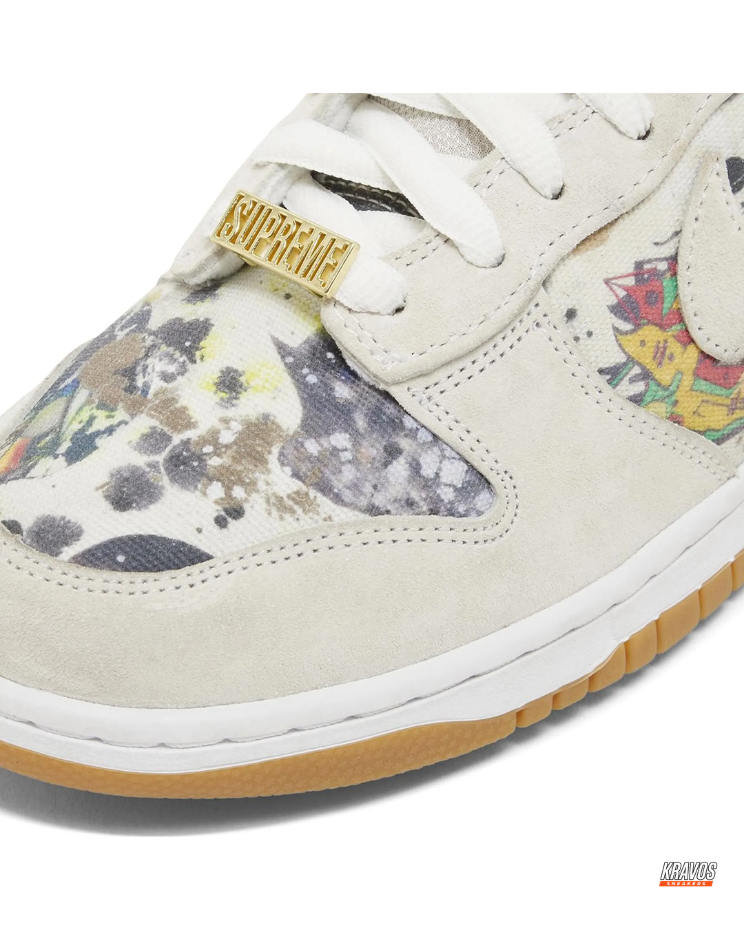 NK Canvas Printed Panelled Skate High