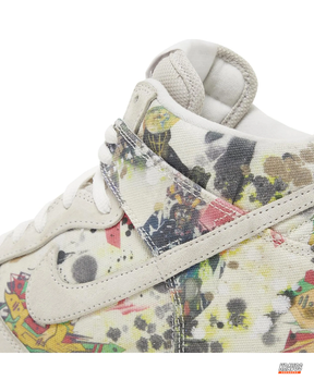 NK Canvas Printed Panelled Skate High