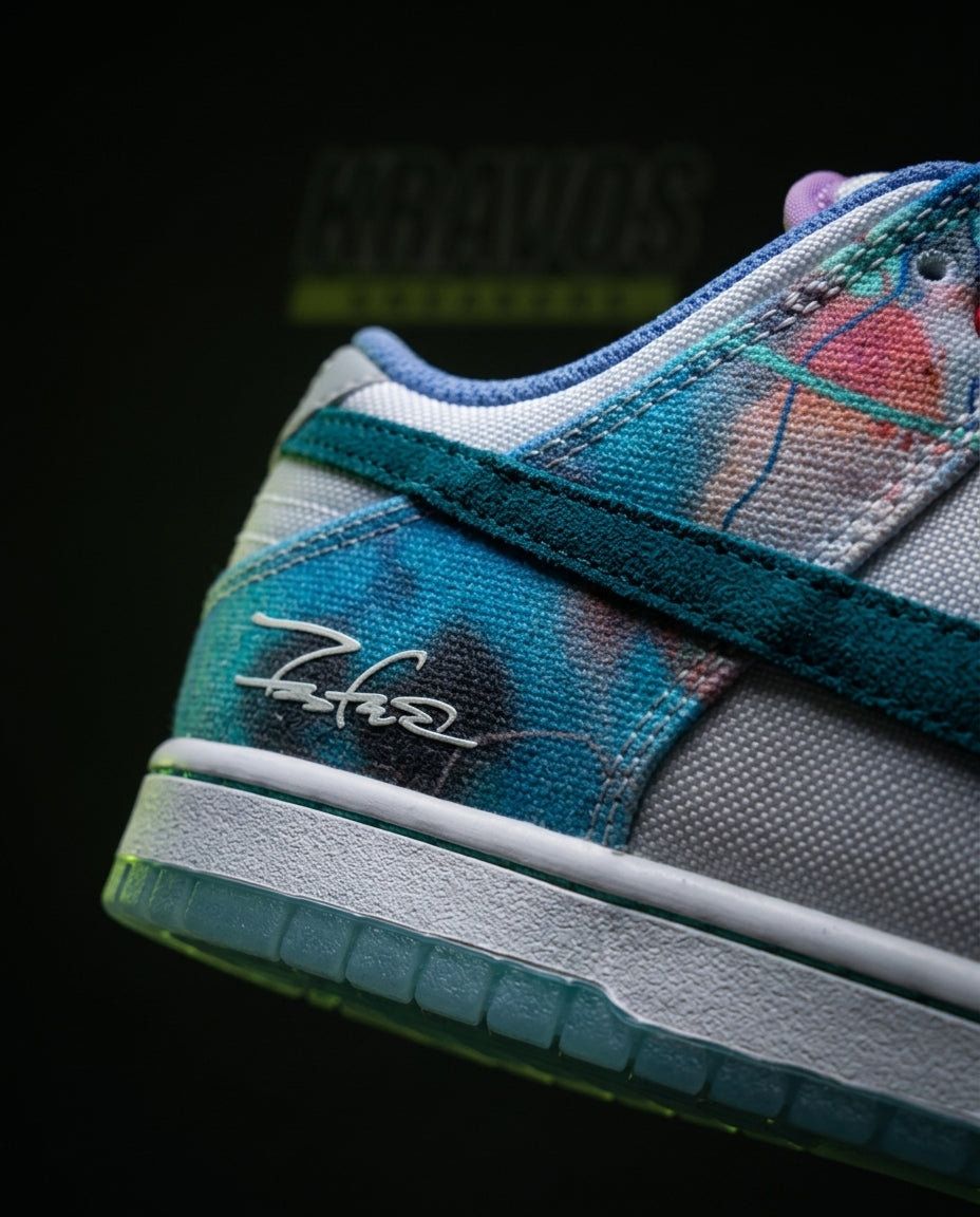 NK Canvas Tie-Dye Skate Low