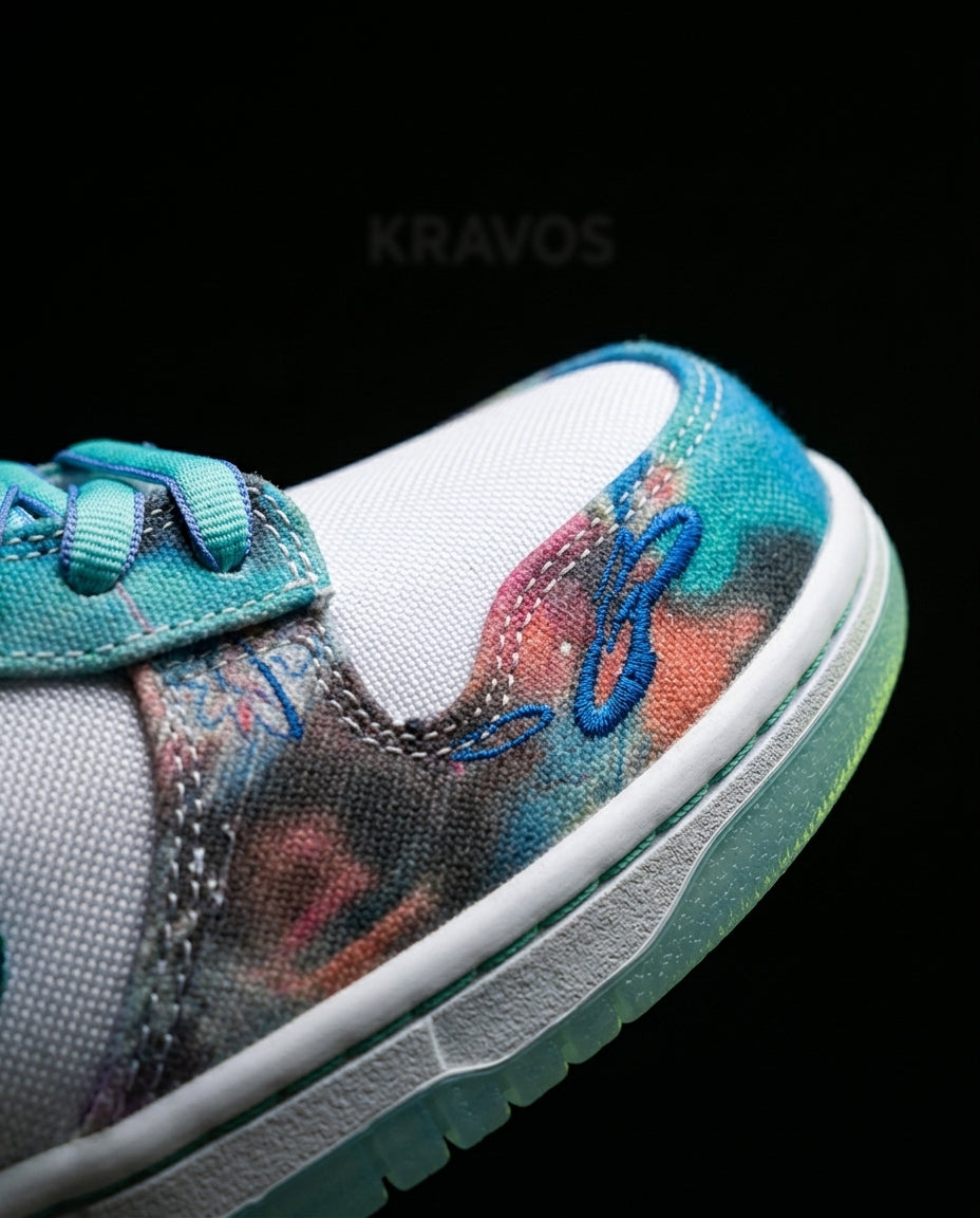 NK Canvas Tie-Dye Skate Low