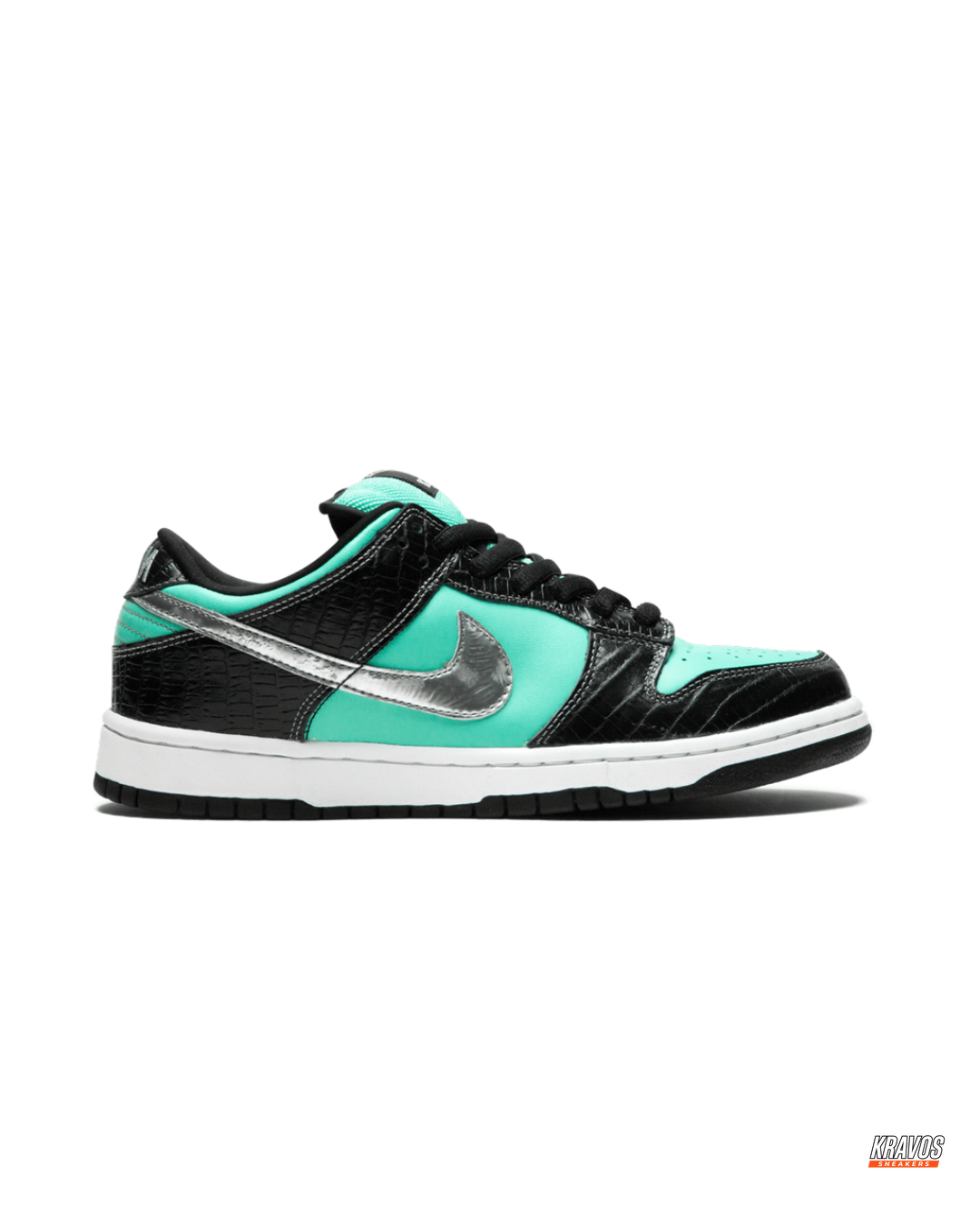 NK Croc-Panel Layered Skate Trainer
