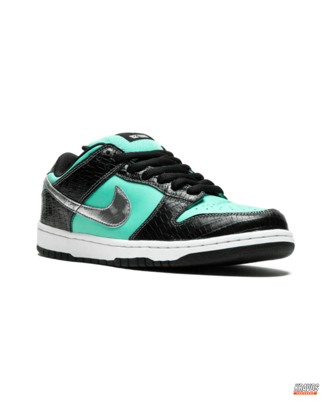 NK Croc-Panel Layered Skate Trainer