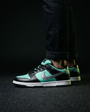 NK Croc-Panel Layered Skate Trainer