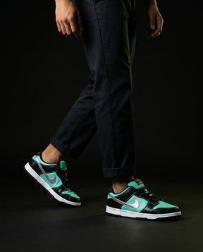 NK Croc-Panel Layered Skate Trainer