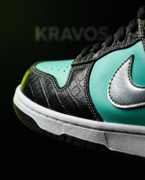NK Croc-Panel Layered Skate Trainer