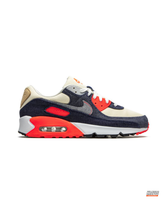 NK Denim Panelled Air Cushioned Runner Cream Navy Infrared #creamnavyinfrared