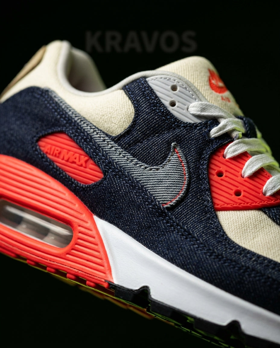 NK Denim Panelled Air Cushioned Runner