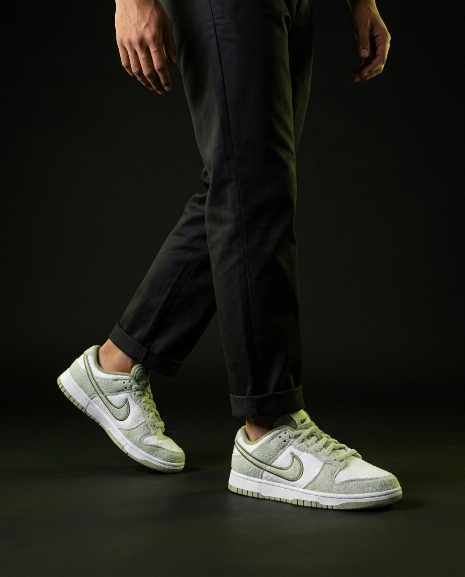 NK Fleece Textured Panelled Court Trainer