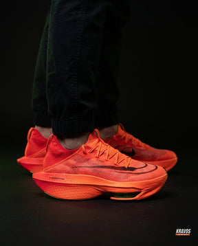NK Knit Air-Pod Racing Runner Orange Red