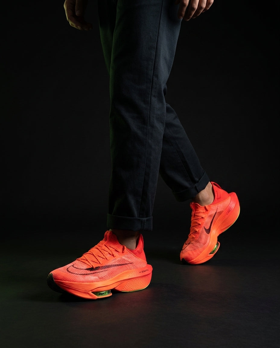 NK Knit Air-Pod Racing Runner Orange Red