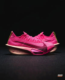 NK Knit Carbon-Plate Racing Runner Pink Black