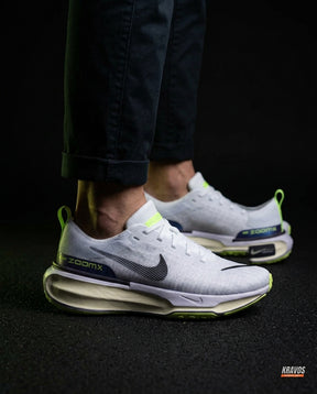 NK Knit Foam-Sole Running Trainer White Grey Volt