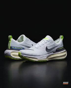 NK Knit Foam-Sole Running Trainer White Grey Volt