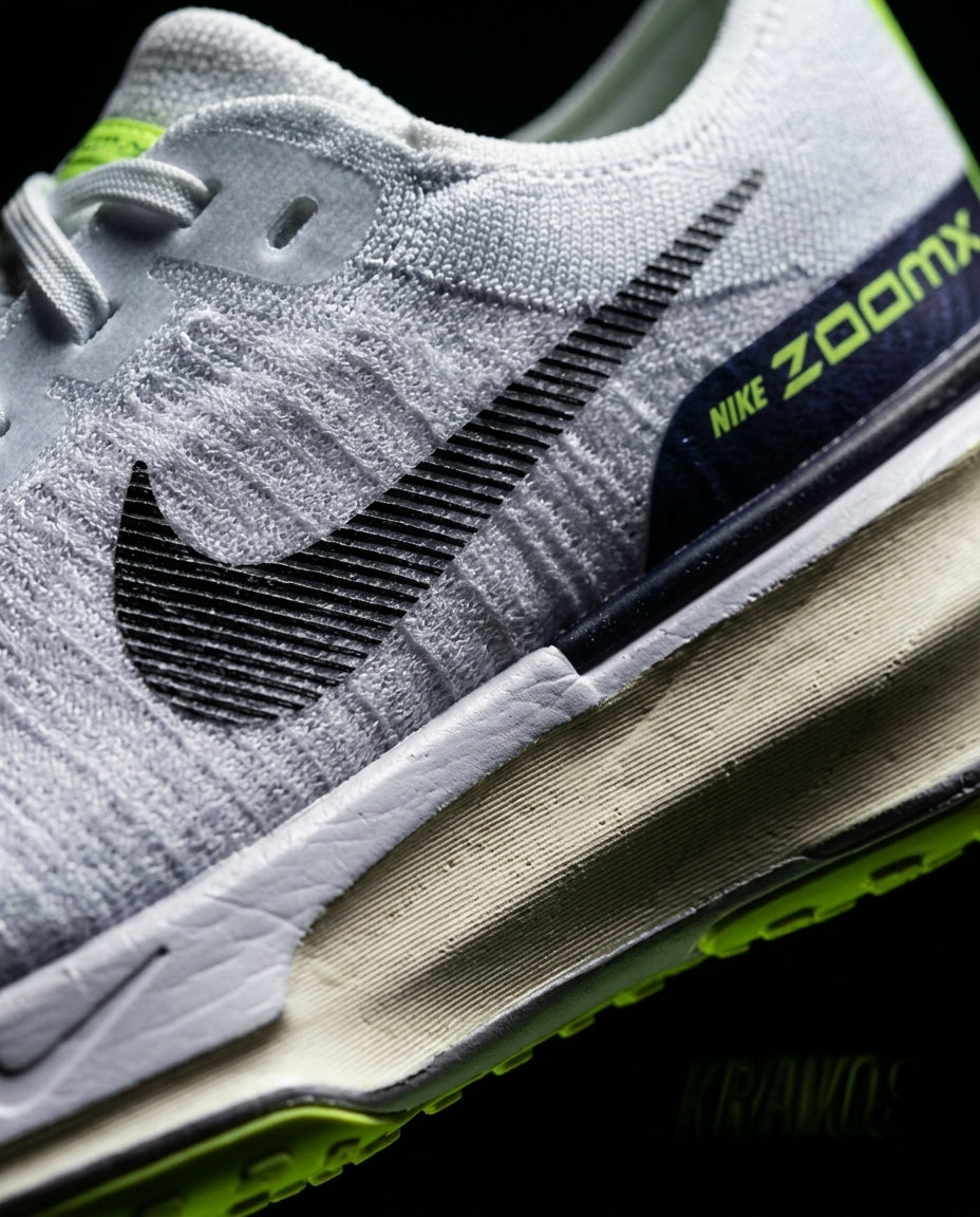 NK Knit Foam-Sole Running Trainer White Grey Volt