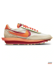 NK Layered Mesh Waffle-Sole Runner Cream Orange Burgundy #creamorangeburgundy