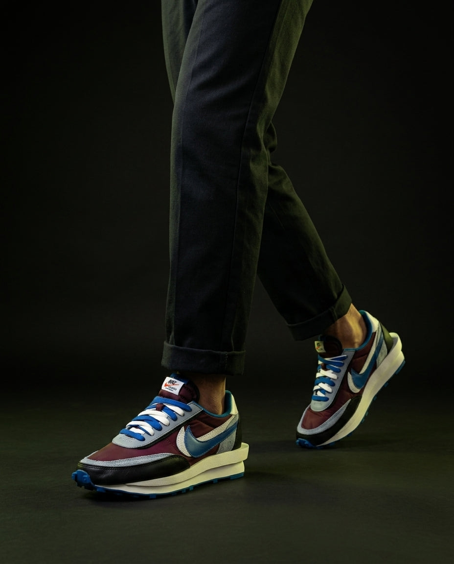NK Layered Mixed-Media Waffle Runner
