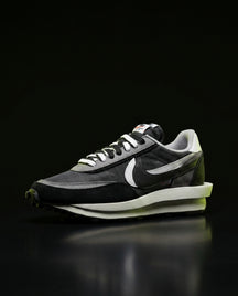 NK Layered Waffle-Sole Runner Black White Grey