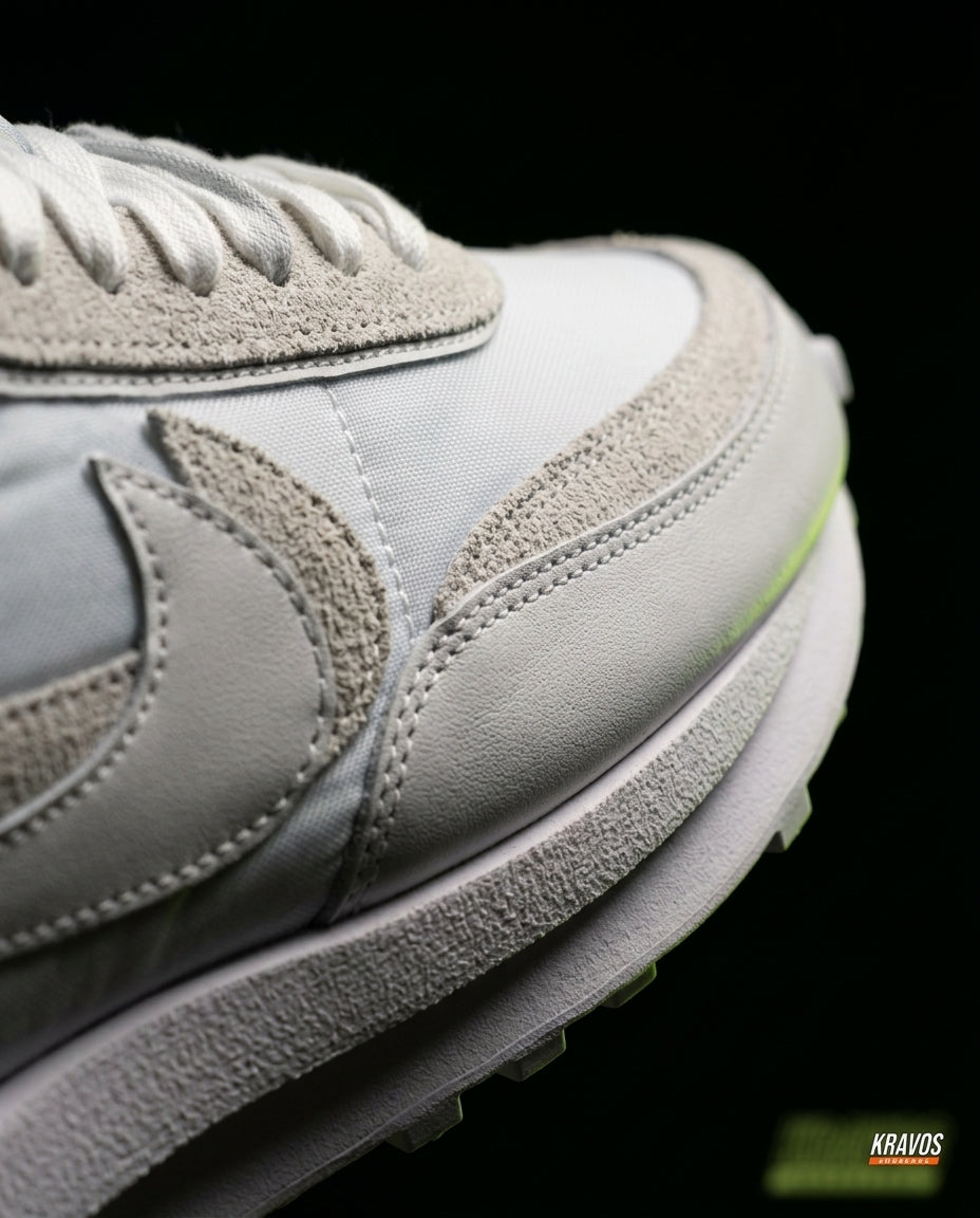 NK Layered Waffle-Sole Runner White Grey