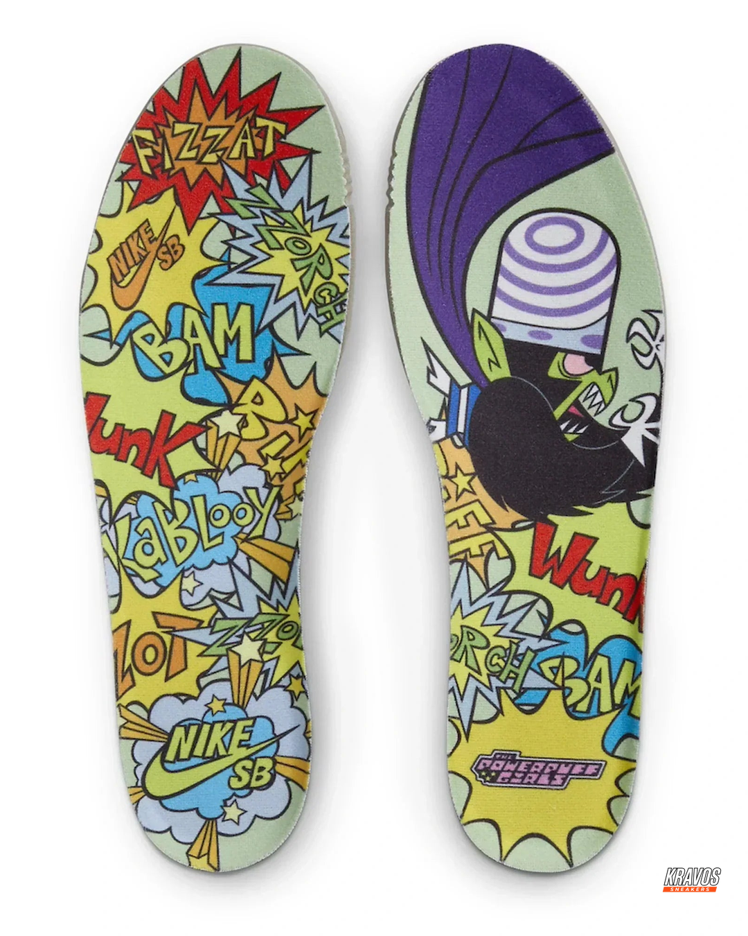 NK Leather Cartoon-Outline Skate Low