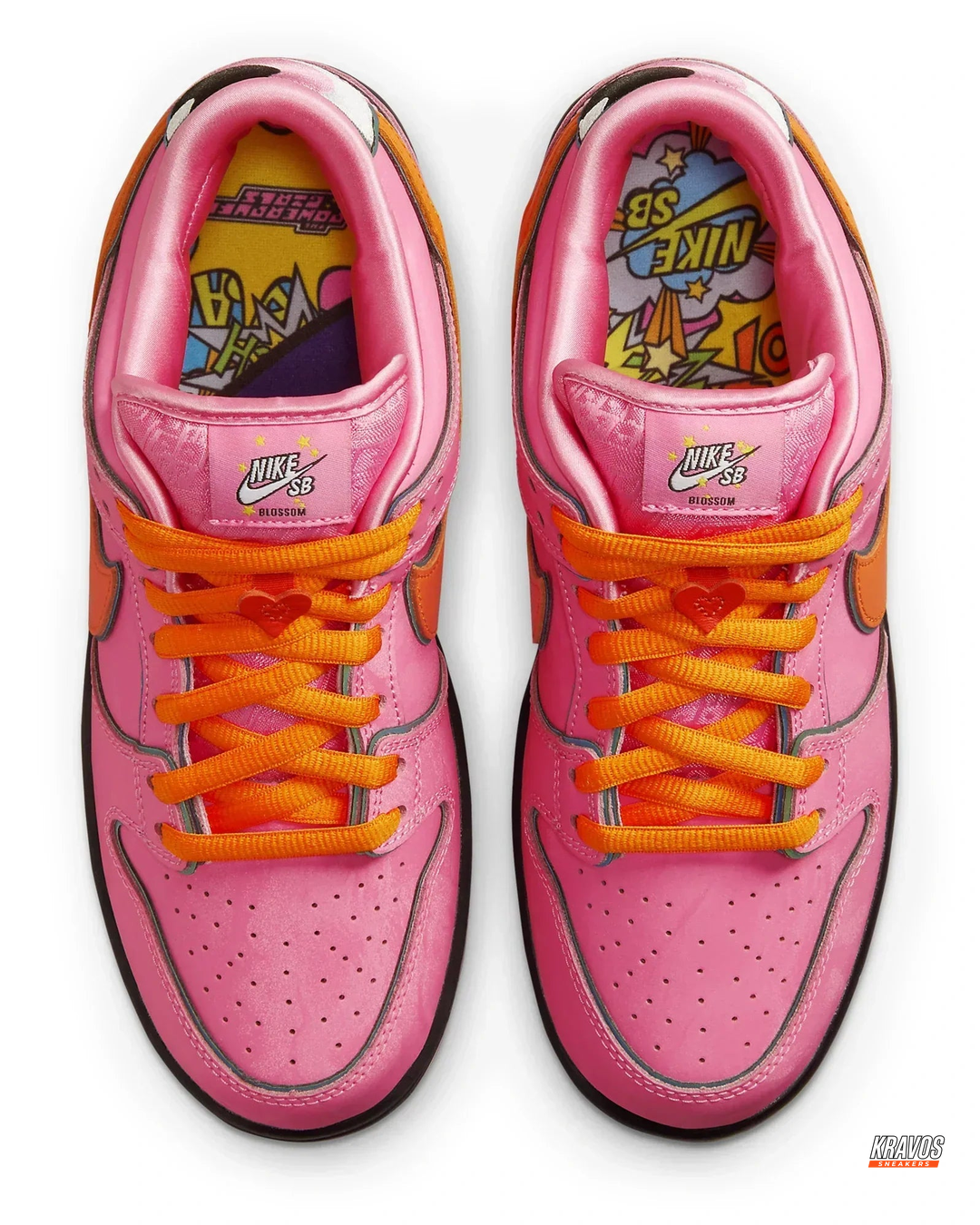 NK Leather Cartoon-Outline Skate Low