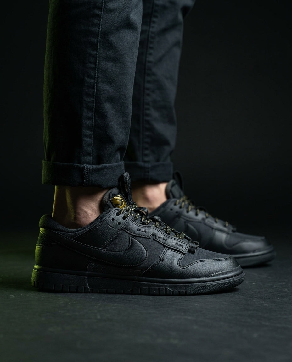 NK Leather Chunky Panelled Court Trainer