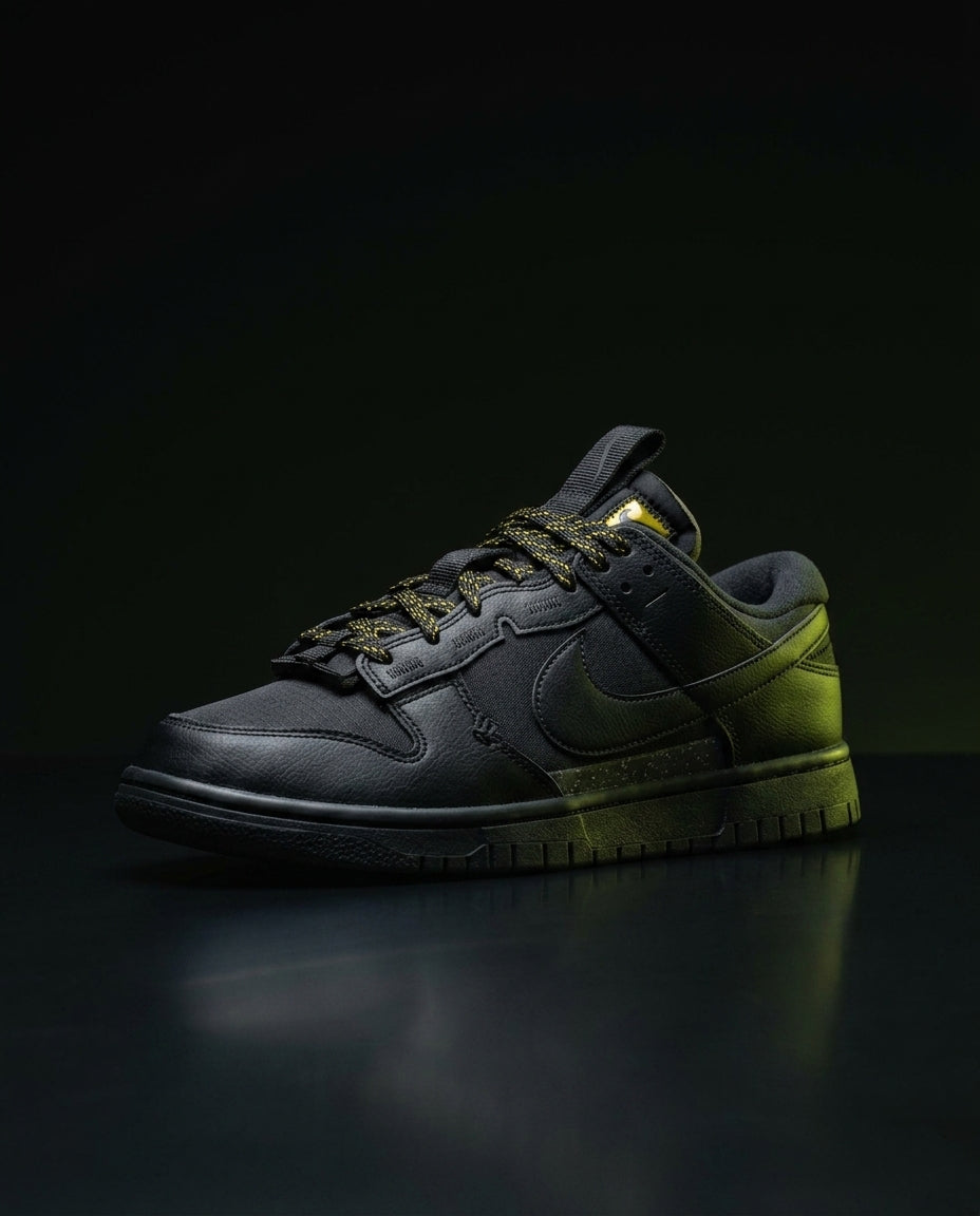 NK Leather Chunky Panelled Court Trainer