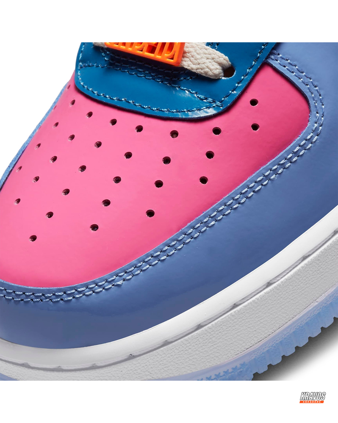 NK Leather Colour-Block Court Trainer