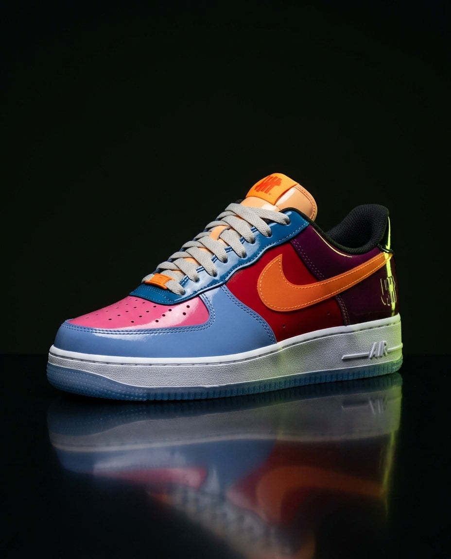NK Leather Colour-Block Court Trainer
