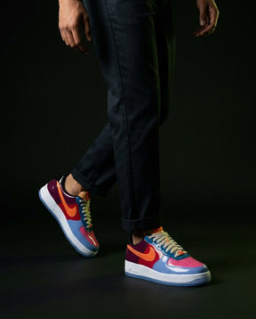 NK Leather Colour-Block Court Trainer