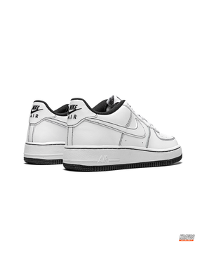 NK Leather Contrast-Stitch Court Trainer