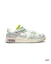 NK Leather Deconstructed Court Trainer White Grey Green #whitegreygreen