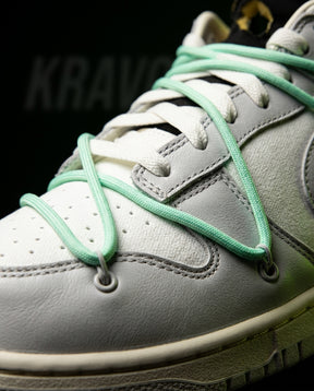NK Leather Deconstructed Court Trainer White Grey Mint