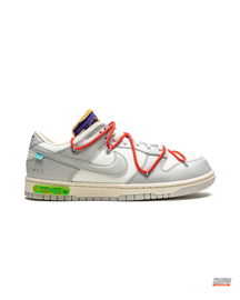NK Leather Deconstructed Court Trainer White Grey Red #whitegreyred