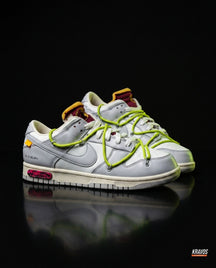 NK Leather Deconstructed Court Trainer White Grey Volt