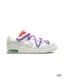 NK Leather Deconstructed Court Trainer White Purple #whitepurple