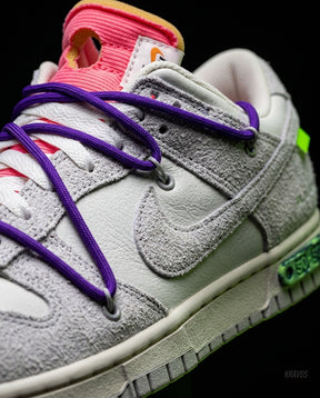 NK Leather Deconstructed Court Trainer White Purple