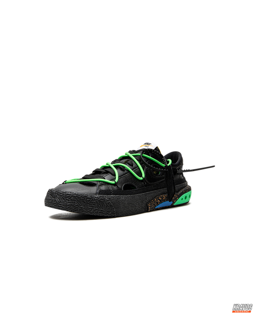 NK Leather Deconstructed Cutout Trainer