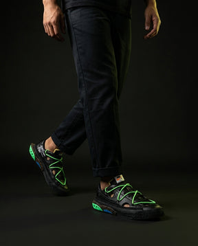 NK Leather Deconstructed Cutout Trainer