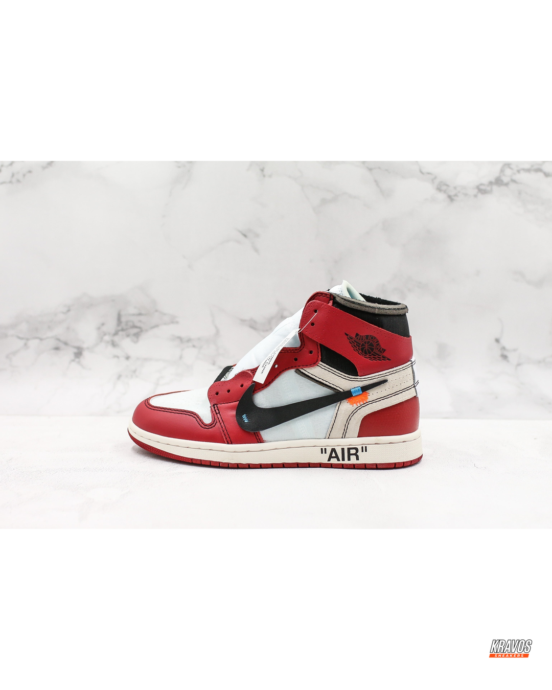 NK Leather Deconstructed High-Top Trainer