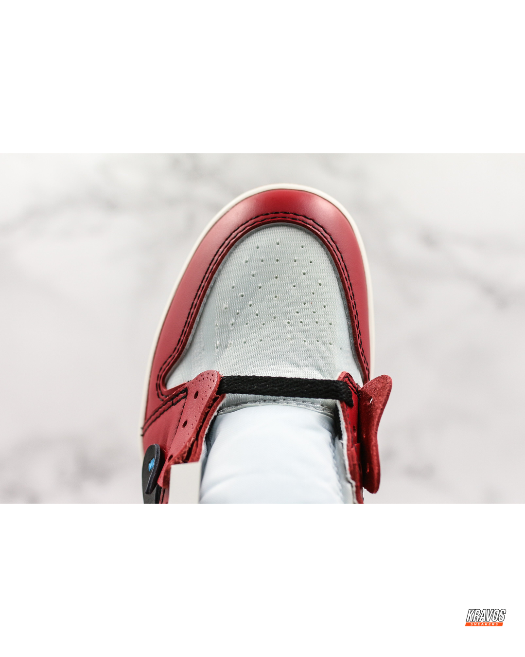 NK Leather Deconstructed High-Top Trainer
