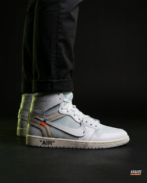 NK Leather Deconstructed High-Top Trainer White Sail
