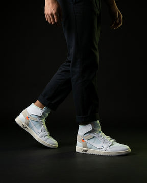 NK Leather Deconstructed High-Top Trainer White Sail