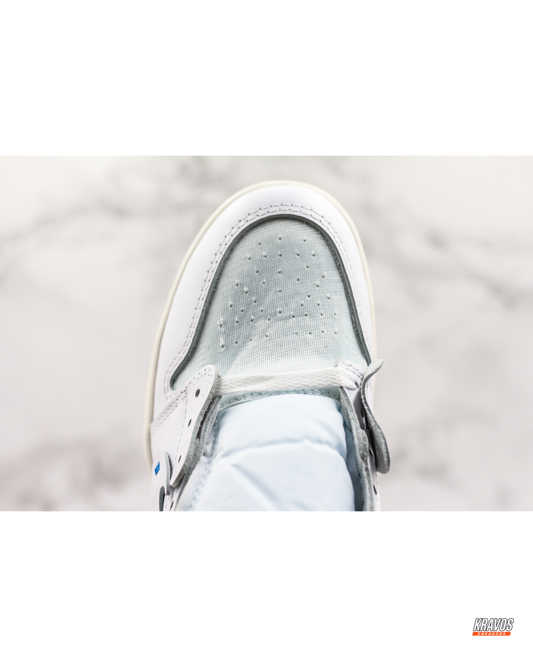 NK Leather Deconstructed High-Top Trainer