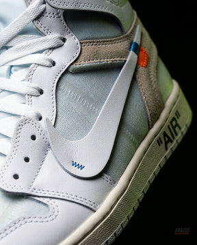 NK Leather Deconstructed High-Top Trainer White Sail